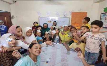 متحف آثار كوم أوشيم يرحب بالأطفال من ذوي الاحتياجات الخاصة في تجربة تعليمية فريدة