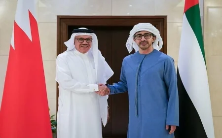 الإمارات والبحرين تناقشان أحدث التطورات الإقليمية بشغف