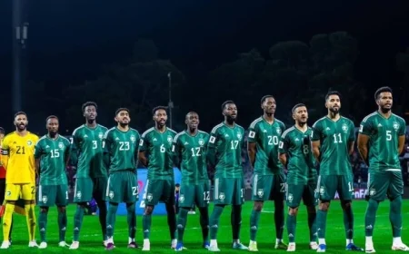 استعدادات المنتخب السعودي تتواصل بحماس لمواجهة التشيك يوم الاثنين