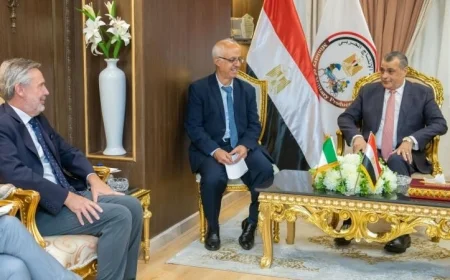 وزير الإنتاج الحربي يعزز التعاون مع إيطاليا لتطوير التصنيع العسكري