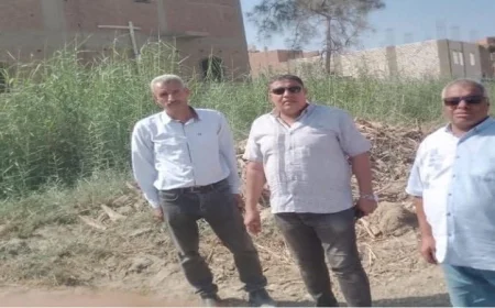 حملة ضخمة لإزالة التعديات على الأراضي الزراعية في الفيوم