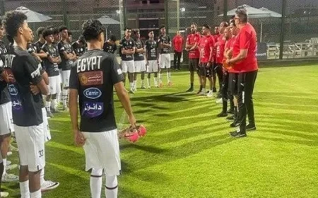 منتخب 2007 ينهي معسكره المفتوح ووائل رياض يمتدح دعم اتحاد الكرة للمنتخبات