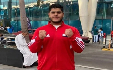 البطل أحمد شلبي يتألق ويفوز بالميدالية الفضية في بطولة العالم للكونغ فو في البرازيل