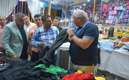 محافظ الوادي الجديد يستعرض أحدث المستلزمات المدرسية في معرض الخارجة