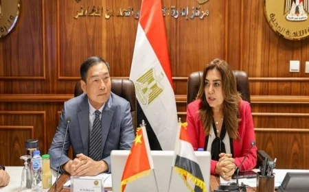 مجالات التعاون محور لقاء وزيرة التنمية المحلية مع مسؤول بوزارة الطوارئ الصينية