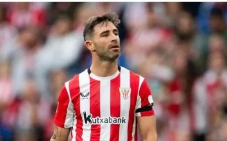 المنشطات تتسبب في إيقاف ألفاريز لاعب أتليتك بلباو لمدة 10 أشهر بواسطة يويفا