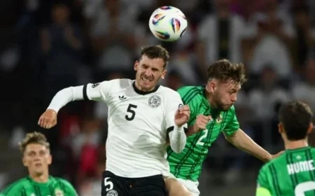 فوز ثمين لألمانيا على أيرلندا الشمالية في مواجهة مثيرة