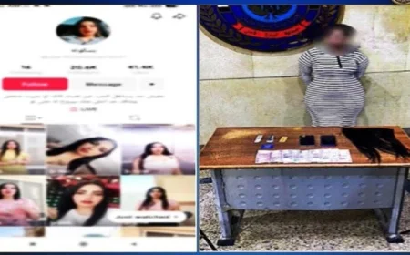 القبض على صانعة محتوى بسبب نشر مقاطع فيديو وصور غير لائقة