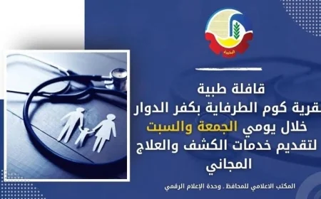 قافلة طبية مجانية شاملة تصل إلى كفر الدوار لخدمة أهالي المناطق النائية في البحيرة
