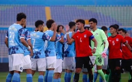 بيراميدز يتفوق على شباب الفراعنة بثنائية أوباما استعدادا للإنتركونتيننتال