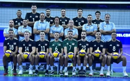 بعثة منتخب مصر للكرة الطائرة تتوجه إلى مانيلا لخوض تحديات بطولة العالم