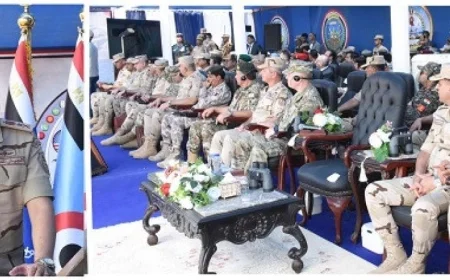 رئيس الأركان يتابع تدريبات النجم الساطع 2025 بين مصر وأمريكا