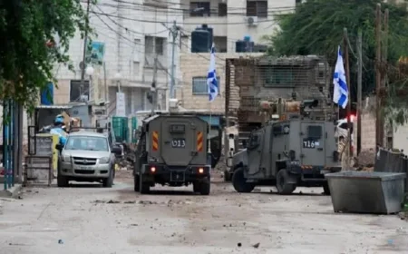 العدوان الإسرائيلي يستمر في اقتحام قرى وبلدات جنين لليوم الثاني على التوالي