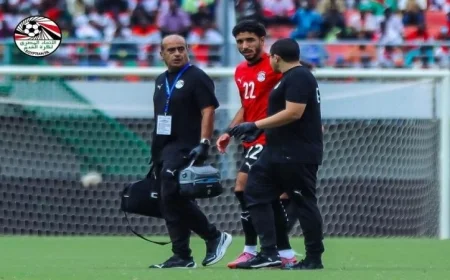 مرموش يعاني من كدمة قوية في أربطة الركبة ويفحص بالأشعة غدًا