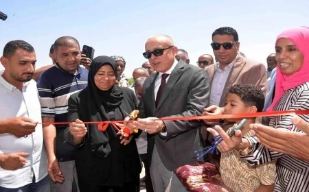 محافظ الأقصر يطلق مشروعي الصرف الصحي بقرى النمسا والقرايا في إسنا لتعزيز البنية التحتية