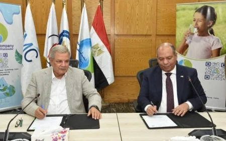 تعاون استراتيجي بين القابضة للمياه وصان مصر لتعزيز كفاءة الخدمات
