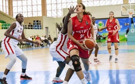 مواجهة حاسمة لمنتخب ناشئات السلة ضد المغرب في بطولة الأفروباسكت