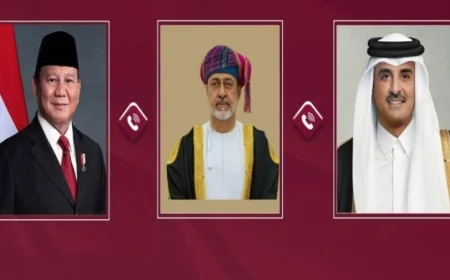 أمير قطر يبحث هاتفيا مع رئيسي إندونيسيا وعمان تعزيز الإجراءات لحماية الأمن