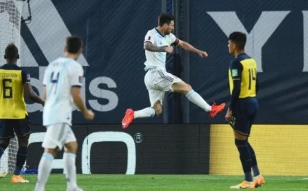 الإكوادور تحقق فوزًا مثيرًا على الأرجنتين بهدف نظيف