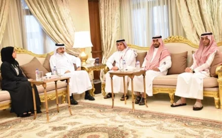 شاهد بالصور تضامن السعودية ووقوفها بجانب قطر كما يؤكده السفير عبدالله المطر