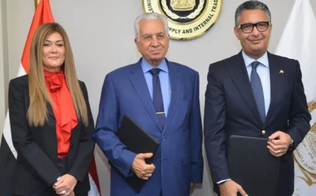 اتفاقية شراكة بين وزارة التموين والأكاديمية العربية للعلوم الإدارية مشهد جديد للتعاون