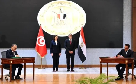 رئيسا وزراء مصر وتونس يوقعان 8 اتفاقيات تعاون في مختلف المجالات
