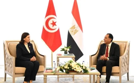 رئيسة الحكومة التونسية تشيد بدور مصر الحاسم في وقف الحرب على غزة وتعرب عن تقديرها