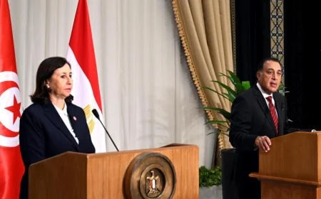 تونس تدعم موقف مصر الرافض لتهجير الشعب الفلسطيني وفقًا لتصريحات الزعفراني