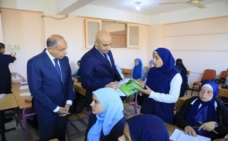 محافظ المنيا يعلن استعداد المدارس الكامل لاستقبال العام الدراسي الجديد