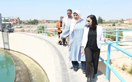 محافظ البحيرة تتفقد محطة مياه الشرب بمركز بدر: تحسين الخدمات المائية في المنطقة