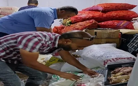 ضبط 3 أطنان من البرجر والسجق وعجينة الكفتة الفاسدة في الجيزة