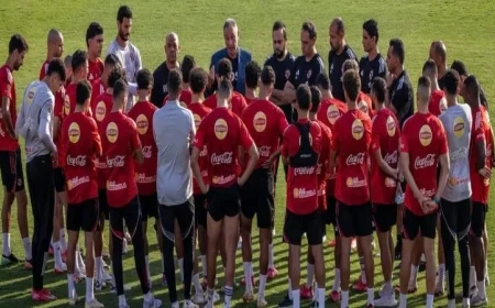 الأهلي يكثف تدريباته استعدادًا لمواجهة إنبي بمتابعة الخطيب