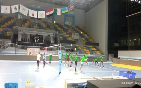 غدا مصر تطلق بطولة إفريقيا لشباب الطائرة تحت 20 عاما بمواجهات نارية