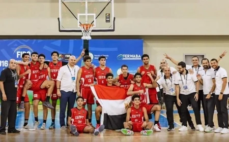 منتخب ناشئي كرة السلة يلتقي كوت ديفوار في نصف نهائي بطولة الأفروباسكت المرتقبة