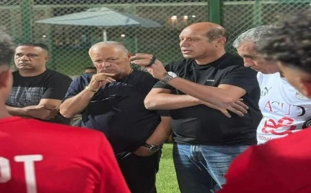 أبو ريدة يشهد اختتام استعدادات منتخب مصر تحت 20 سنة قبل رحلته إلى تشيلي