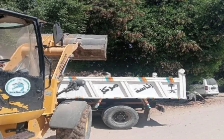 رفع ٧٦٧١ طن مخلفات وصيانة إنارة الإسماعيلية العامة لتعزيز النظافة والسلامة