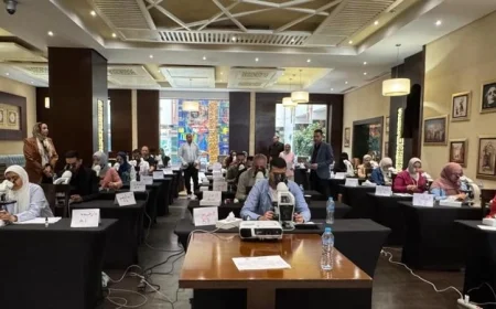 وزارة الصحة تنظم ورشة تدريبية متخصصة في الفحص الميكروسكوبي للملاريا