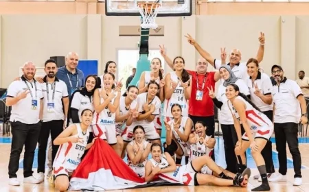 تأهل منتخب مصر لكرة السلة للناشئات تحت 17 عاماً إلى كأس العالم في التشيك