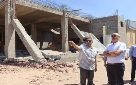 محافظ القليوبية يطلق حملة مكبرة لإزالة المباني المخالفة في الخانكة