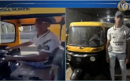 القبض على سائق توك توك يسير عكس الاتجاه على أحد طرق الإسكندرية