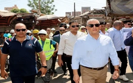 محافظ الإسماعيلية يتابع تحسين مصاعد الثلاثيني وكوبري المشاة لراحة وسلامة المواطنين