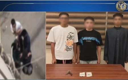 اعتقال 3 أشخاص بتهمة سرقة مبلغ مالي من طفل تحت تهديد السلاح الأبيض