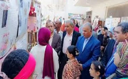 انطلاق معرض الصحافة والكاريكاتير الصحفي بتعليم الفيوم