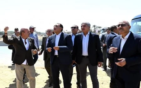 بالصور: مدبولي يشدد على أهمية إتمام تطوير منطقة المتحف المصري الكبير