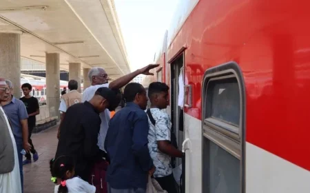 السكة الحديد تطلق الرحلة الخامسة عشرة لقطارات العودة الطوعية للسودانيين إلى وطنهم