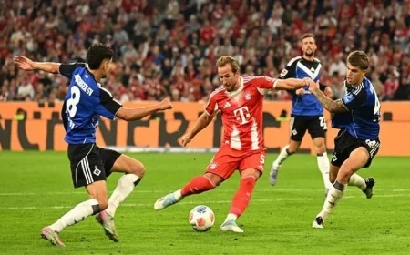 بايرن ميونخ يمطر شباك هامبورج بخماسية ويؤكد تصدره في الدوري الألماني