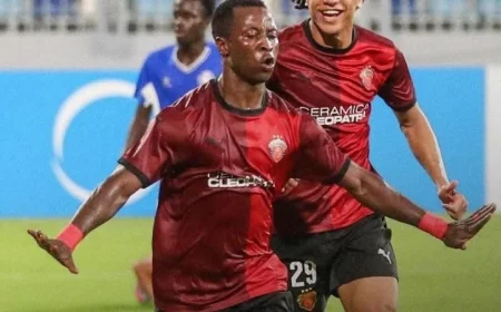 سيراميكا كليوباترا يتفوق على سموحة بهدف أوجولا في الدوري المصري