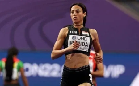 بسنت حميدة تسطر التاريخ برقم قياسي مصري جديد وتتأهل لنصف نهائي 400 متر في بطولة العالم