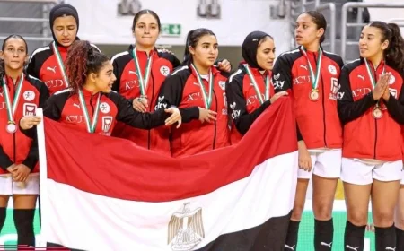 التهاني من القومي للمرأة لمنتخب مصر للشابات على انتصارهن ببطولة إفريقيا لكرة اليد