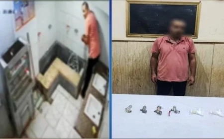 تعرف على تفاصيل سرقة صنبور مياه من مسجد في الإسكندرية